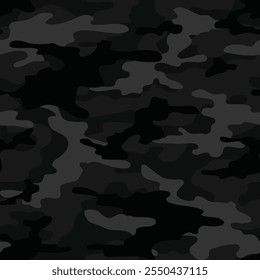 military camouflage. vector seamless print. army camouflage for clothing or printing