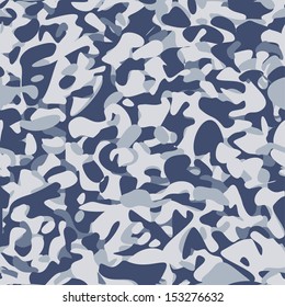 Military camouflage water pattern. Vector illustration