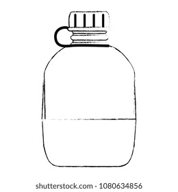 military canteen isolated icon