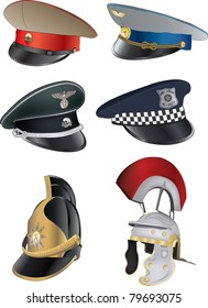 military caps