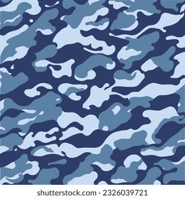 Military clothing fabric design. Military camouflage seamless pattern