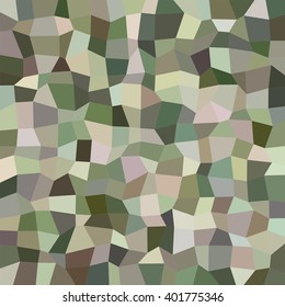 Military color irregular rectangle mosaic vector background