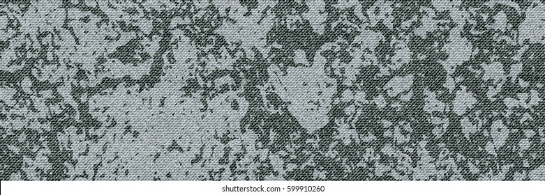 Military color pixel textile illustration