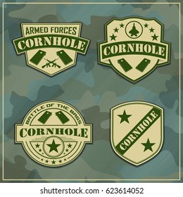 Military Corn Hole Logos