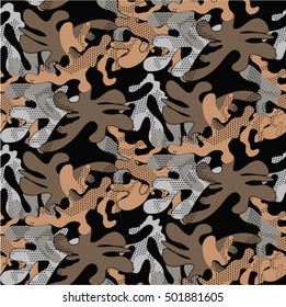 military dots seamless background
