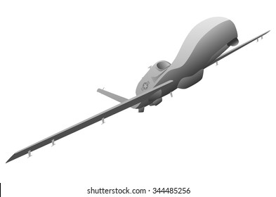 Military Drone Vector