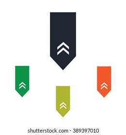 Military epaulets icon
