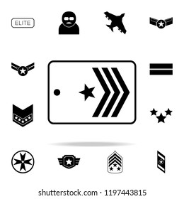 military epaulettes icon. Army icons universal set for web and mobile