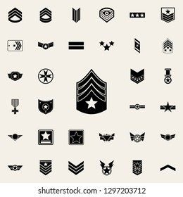 military epaulettes icon. Army icons universal set for web and mobile