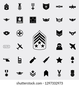military epaulettes icon. Army icons universal set for web and mobile