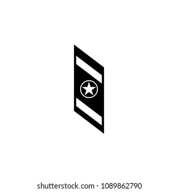 military epaulettes icon. Element of military for mobile concept and web apps. Detailed military epaulettes icon can be used for web and mobile. Premium icon on white background