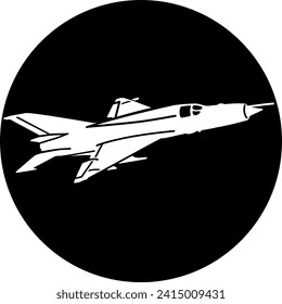 Military fighter jet airplane vector 