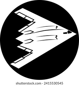 Military fighter jet airplane vector 
