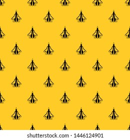 Military fighter plane pattern seamless vector repeat geometric yellow for any design