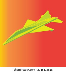 diseño de vectores de avión de combate militar