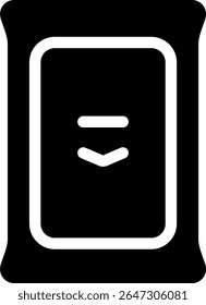 military food icon glyph style design