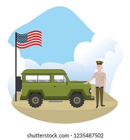 military force man design