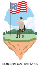 military force man design