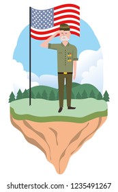 military force man design