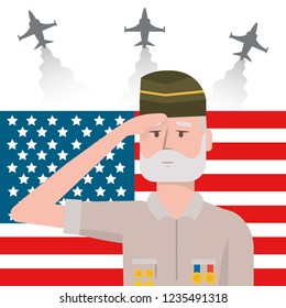 military force man design