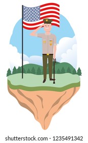 military force man design