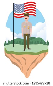 military force man design