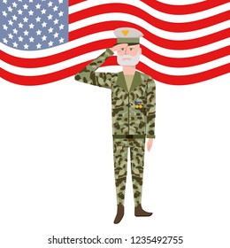 military force man design