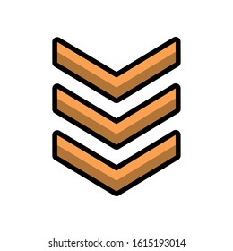 military force medal isolated icon vector illustration design