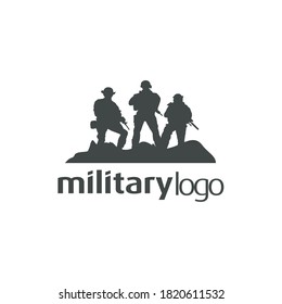 MILITARY FORCE VECTOR DESIGN LOGO