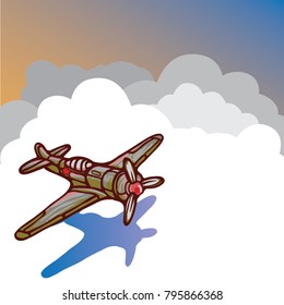 Military forces air force vector template border frame illustration 
