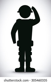 Military forces design, vector illustration eps 10.