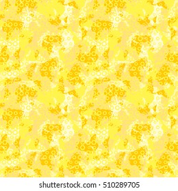military and geometric seamless pattern yellow