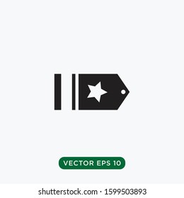 military grade icon vector template design concept