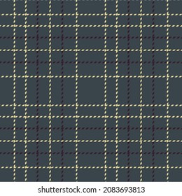 Military green check plaid vector pattern. Seamless gingham swatch for decorative classic wallpaper background. 