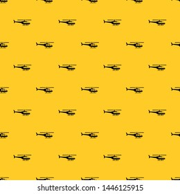 Military helicopter pattern seamless vector repeat geometric yellow for any design