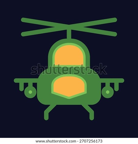Military Helicopter smart trendy vector fascinating amazing design useful Illustration colorful background.eps