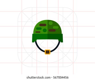 Military Helmet Icon