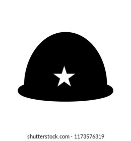 Military helmet icon vector. EPS 10.