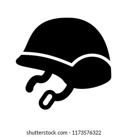 Military helmet icon vector. EPS 10.