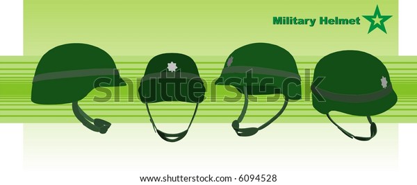 Military Helmet Vector Stock Vector (Royalty Free) 6094528