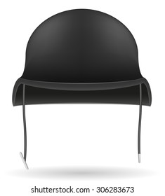 military helmets vector illustration isolated on white background