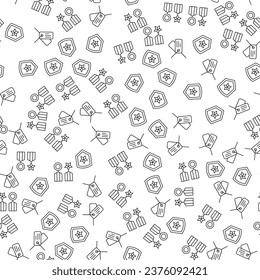 Military Honours Seamless Pattern for printing, wrapping, design, sites, shops, apps  
