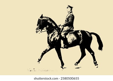 The military horseman of the 19th and 20th centuries