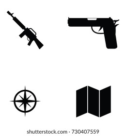 military icon set