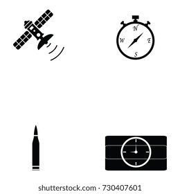 military icon set