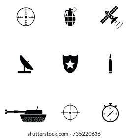 military icon set