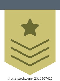 Military icon vector image. Suitable for mobile application web application and print media.