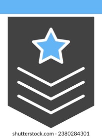 Military icon vector image. Suitable for mobile application web application and print media.