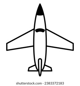 Military jet fighter icon vector on trendy design