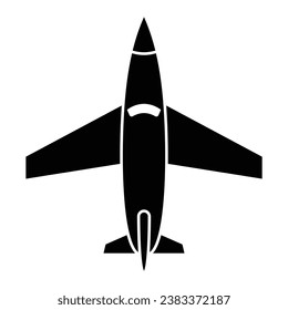 Military jet fighter icon vector on trendy design